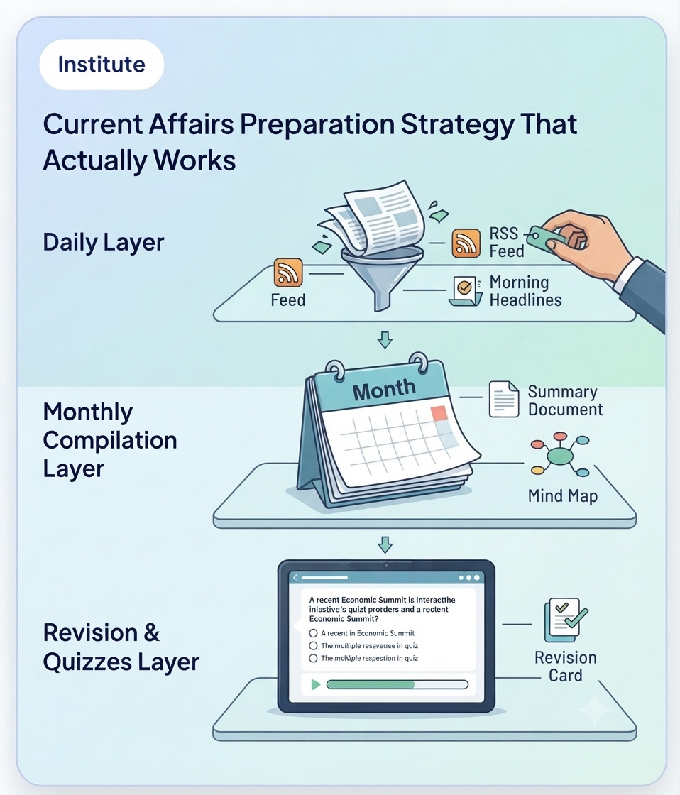 Current Affairs Preparation Strategy That Actually Works